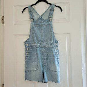 Madewell Denim Carpenter Short Overalls - like new!